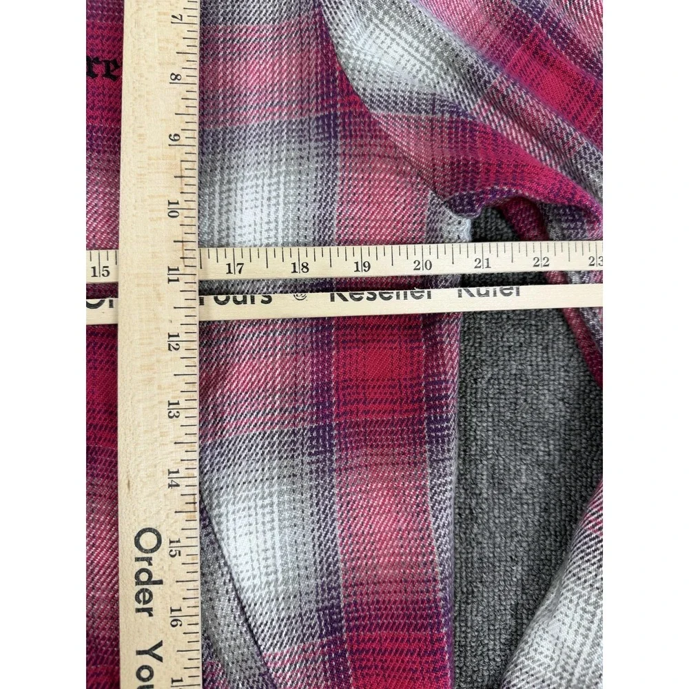 Supreme Jacket Mens Medium Shadow Plaid Bomber Full Zip Logo Embroidered